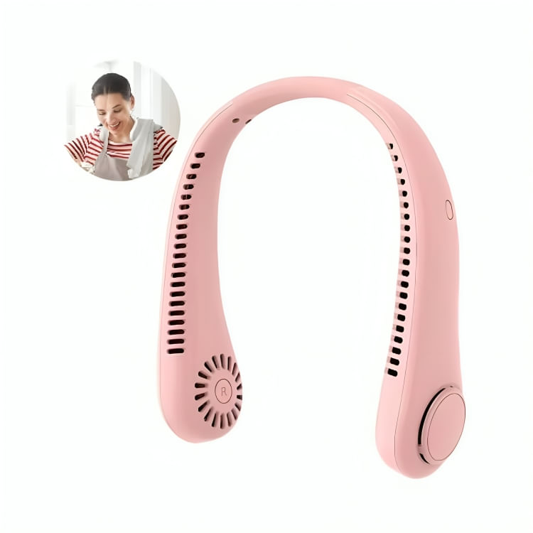 Mini Ventilador de Cuello Flexible de 3 Velocidades Recargable