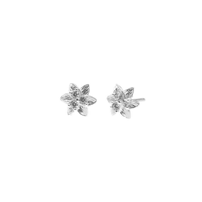 Aretes Rubí Ovalados en Plata 925