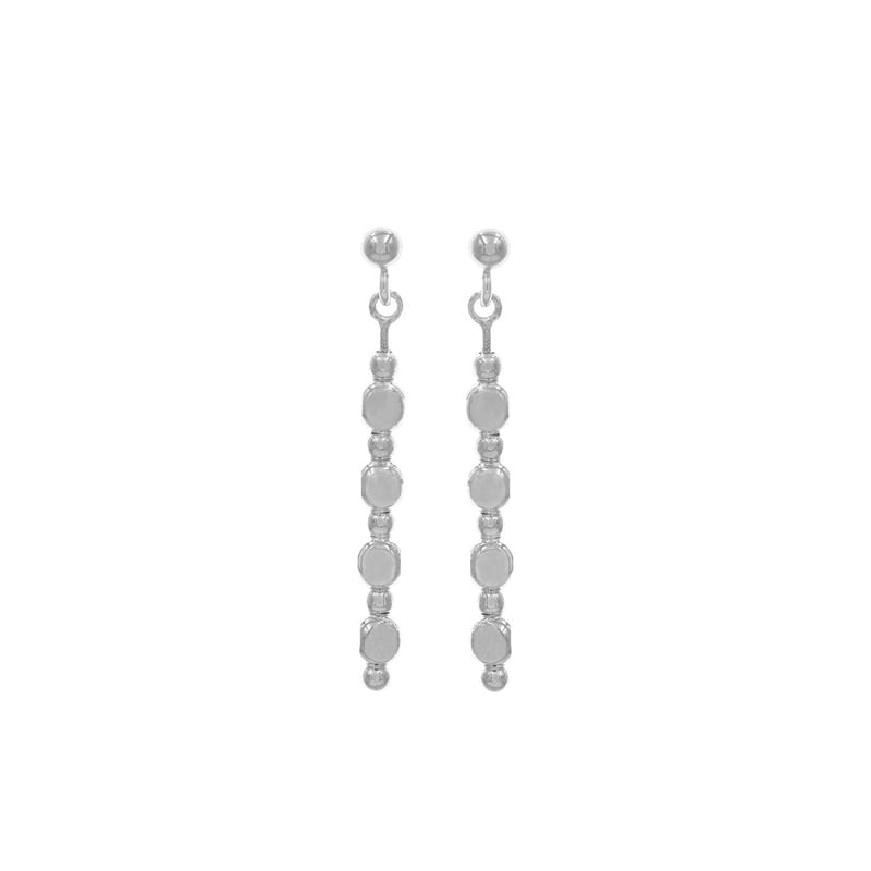 Aretes Rubí Oval Plata 925