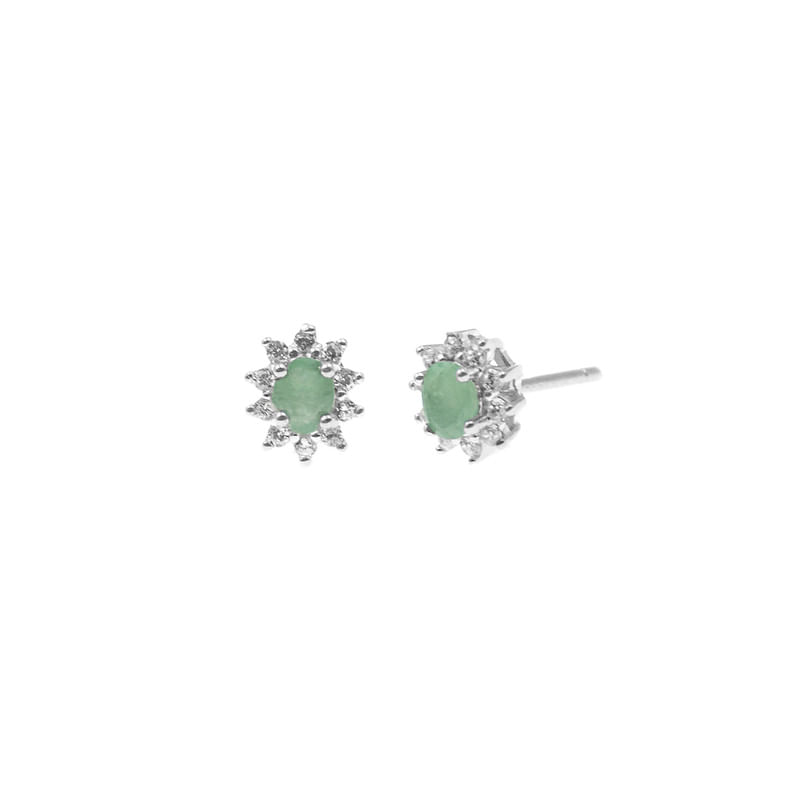 Aretes Perla Plata 925