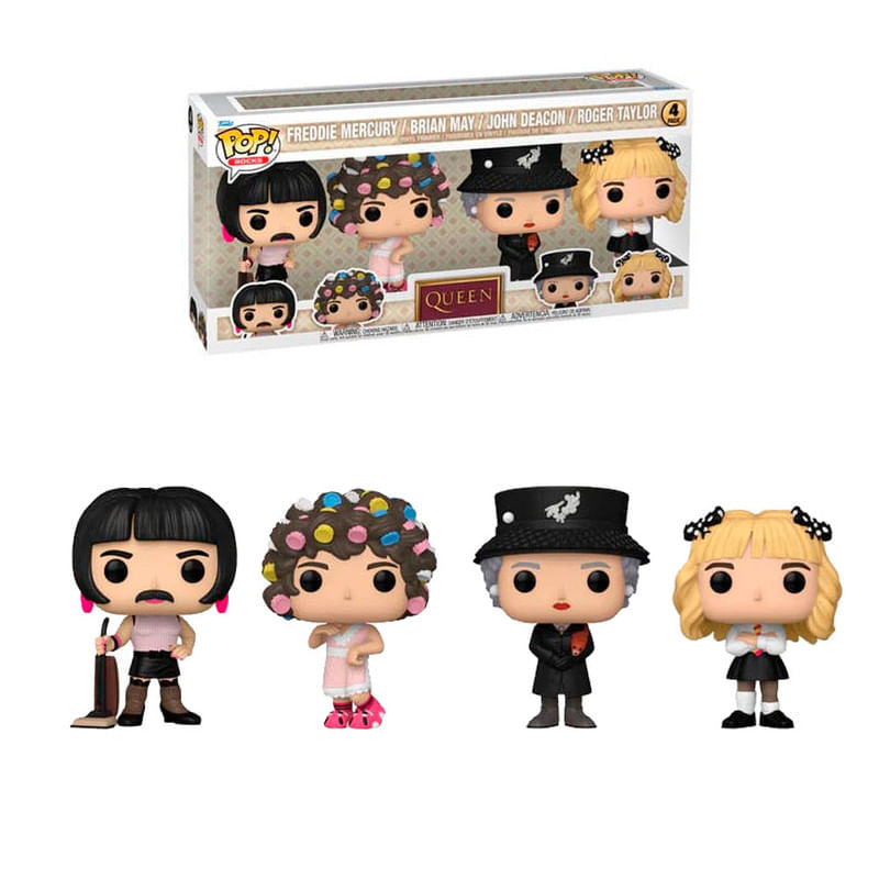 Funko Pop Queen - I Want to Break Free 4-Pack