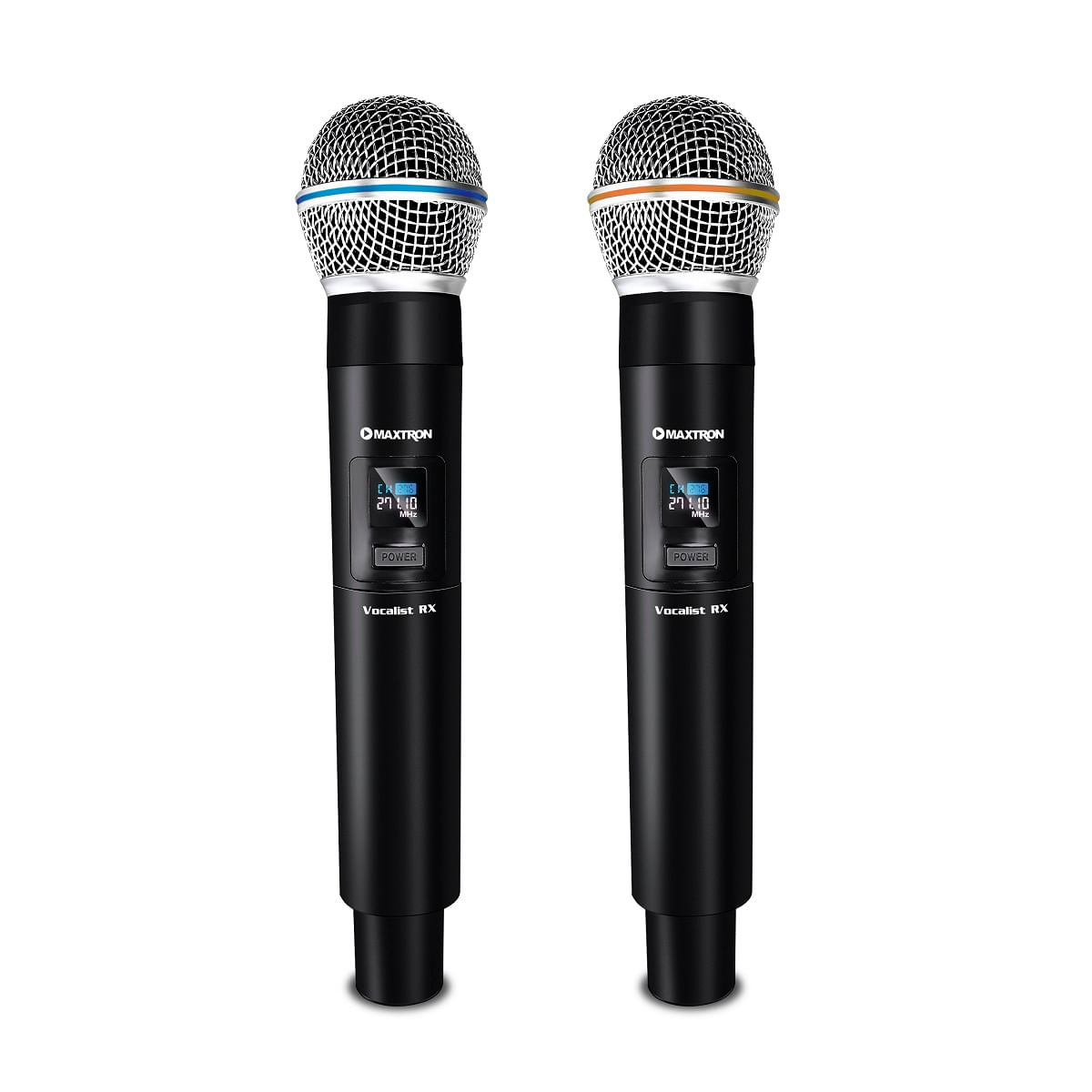 Maxtron - Micrófono Vocalist RX MX7238RX Wireless Karaoke (Pack x2)