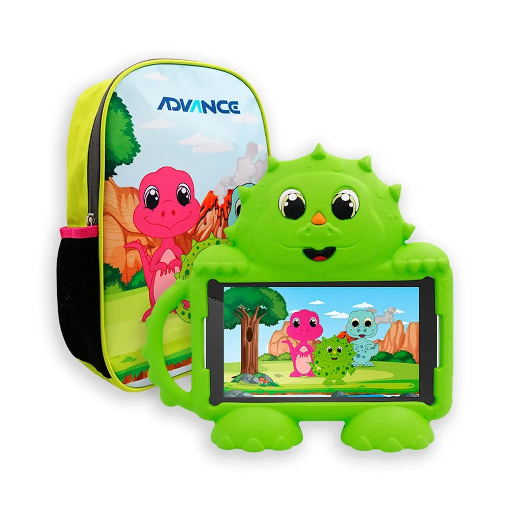 Tablet Advance DINO TR6985+MOCHILA 7"" 64GB 4GB Verde
