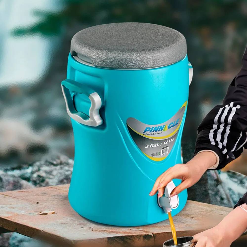 Cooler Platino con Caño y Asas 12 L (Color Surtido) - MEGA IMPORT