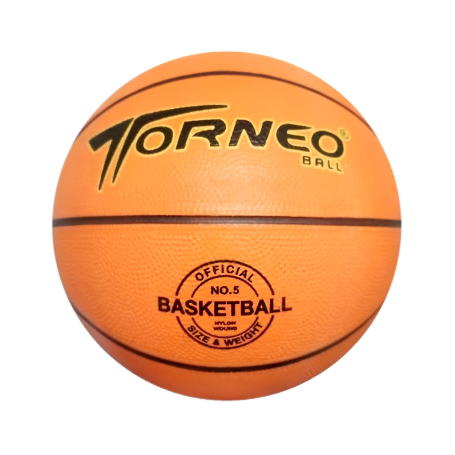 PELOTA PARA BÁSQUET TALLA #7 GOMA CELULAR TORNEO NARANJA