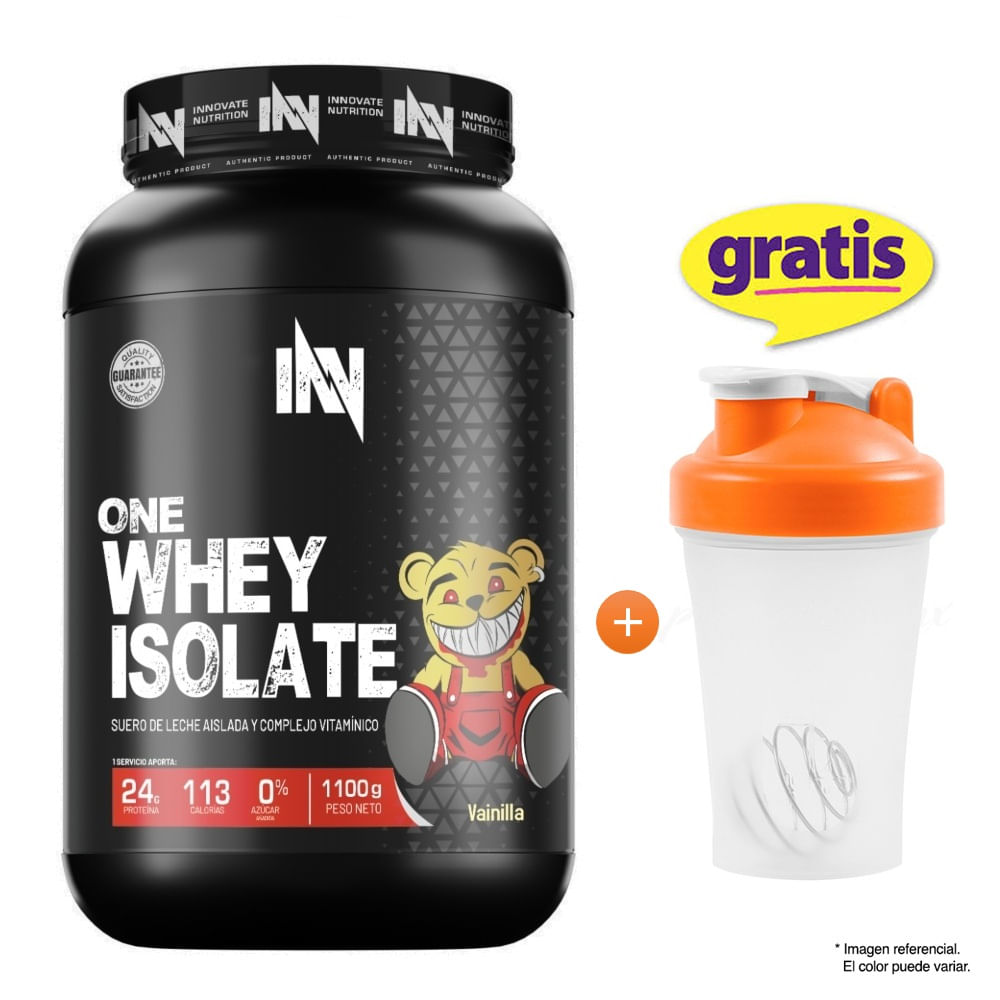 ONE WHEY ISOLATE CHOCOLATE - 1.1kg Proteína - 37 servicios