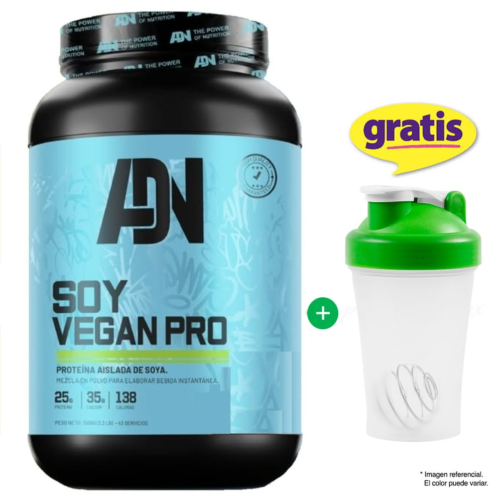 Soy Vegan 1.5 kg ADN - Chocolate Proteína de Soya