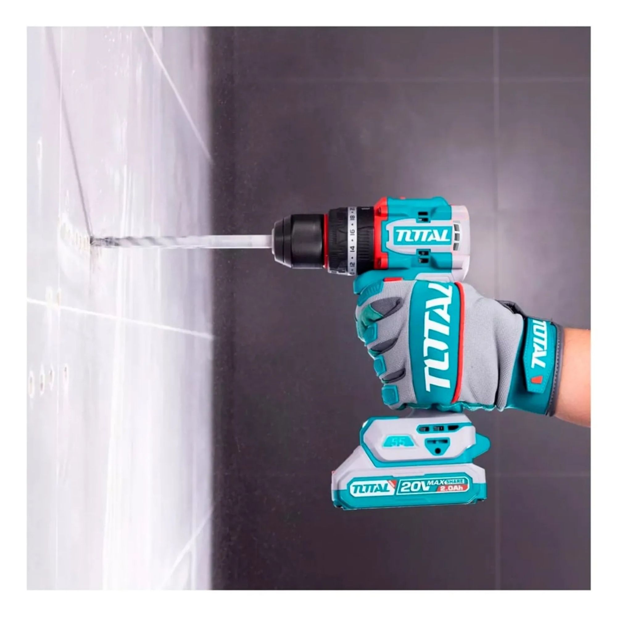 Taladro Inalámbrico BRUSHLESS 55Nm 20V batería