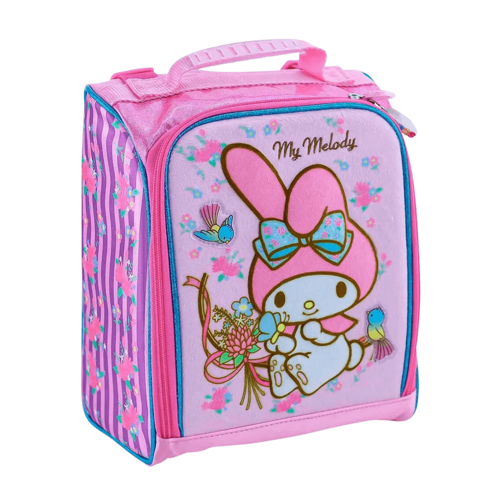 Lonchera Termica Oficio Magic Scool My Melody 3D EVA y Tela Afelpada con Brillo
