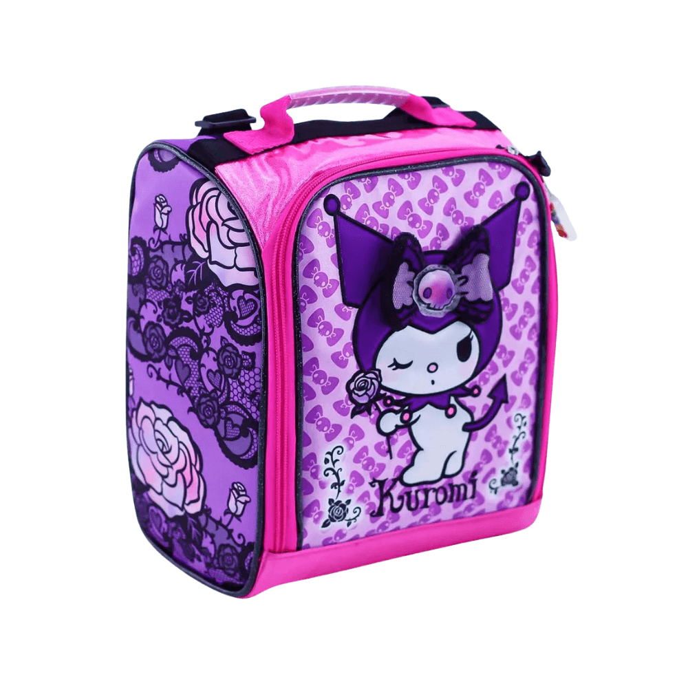 Lonchera Termica Oficio Magic Scool Kuromi 3D Tela con Brillo