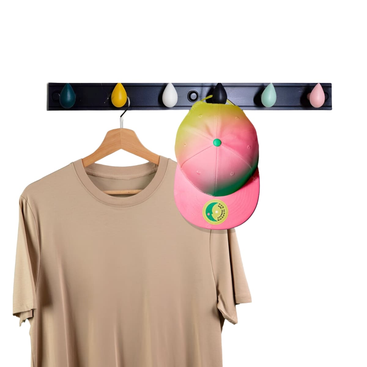 Perchero De 6 Ganchos Multiusos Negro