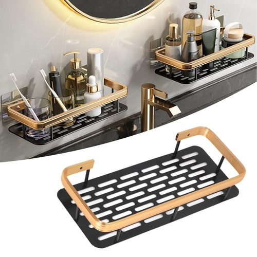 Estante Esquinero Rectangular Colgante para Ducha Baño y Cocina