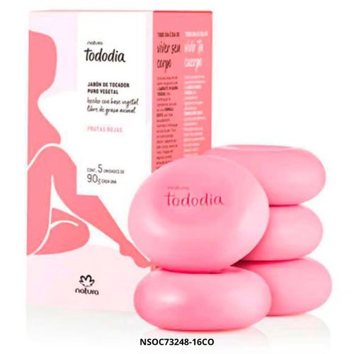 Jabones Natura Tododia Frutas Rojas de Tocador