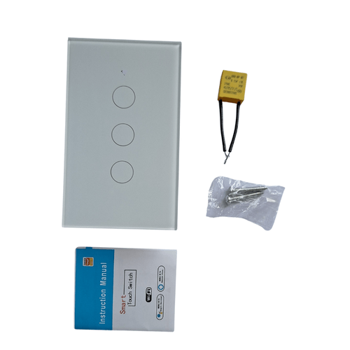 Interruptor Inteligente Wifi De 3 Botones YUS SWO1-3-X