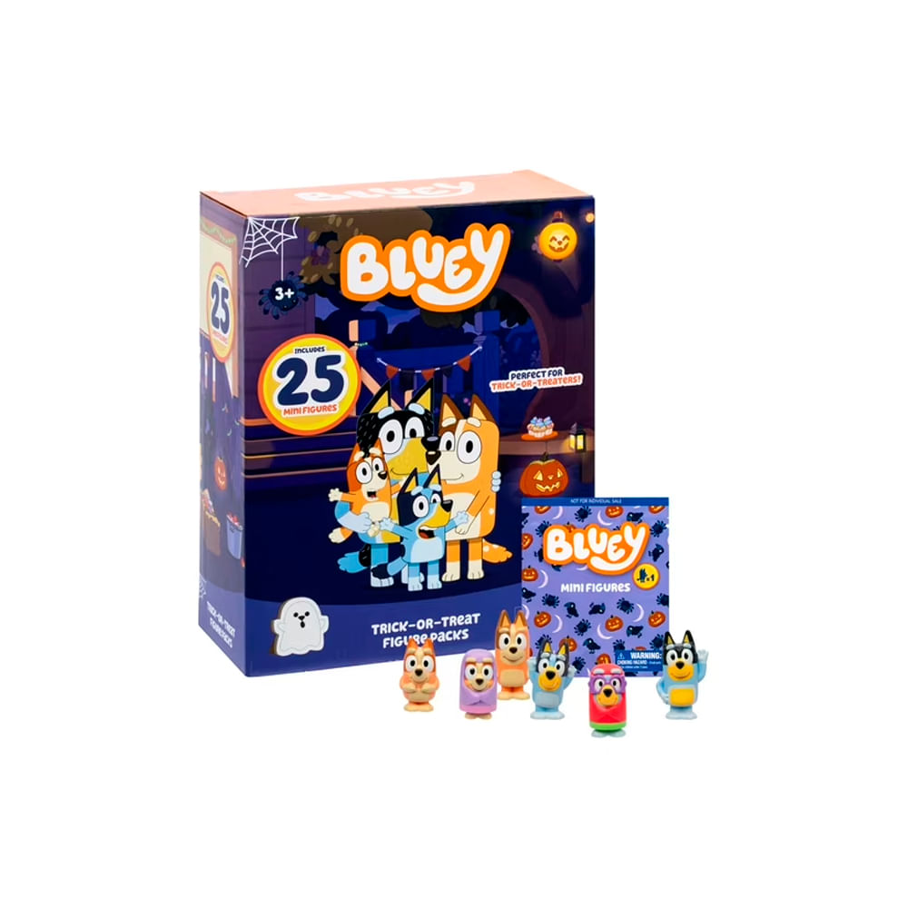Bluey Mini Figure Multi pack 25 Unidades Exclusivo Walmart