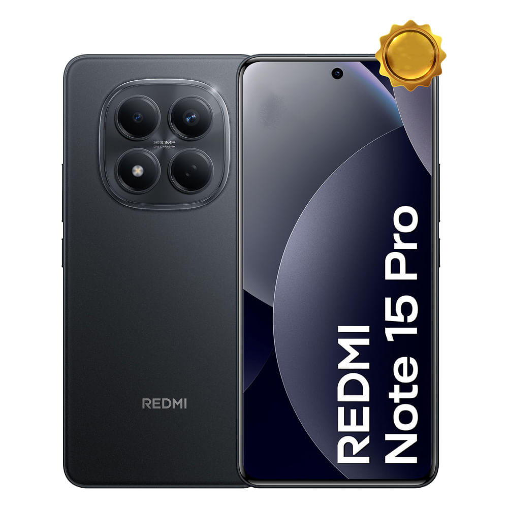 CELULAR XIAOMI REDMI NOTE 15 PRO 4G 8GB RAM 256GB ROM NEGRO