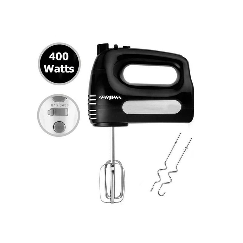 Batidora de Mano Prima HM9105E-GSN 400W Negro