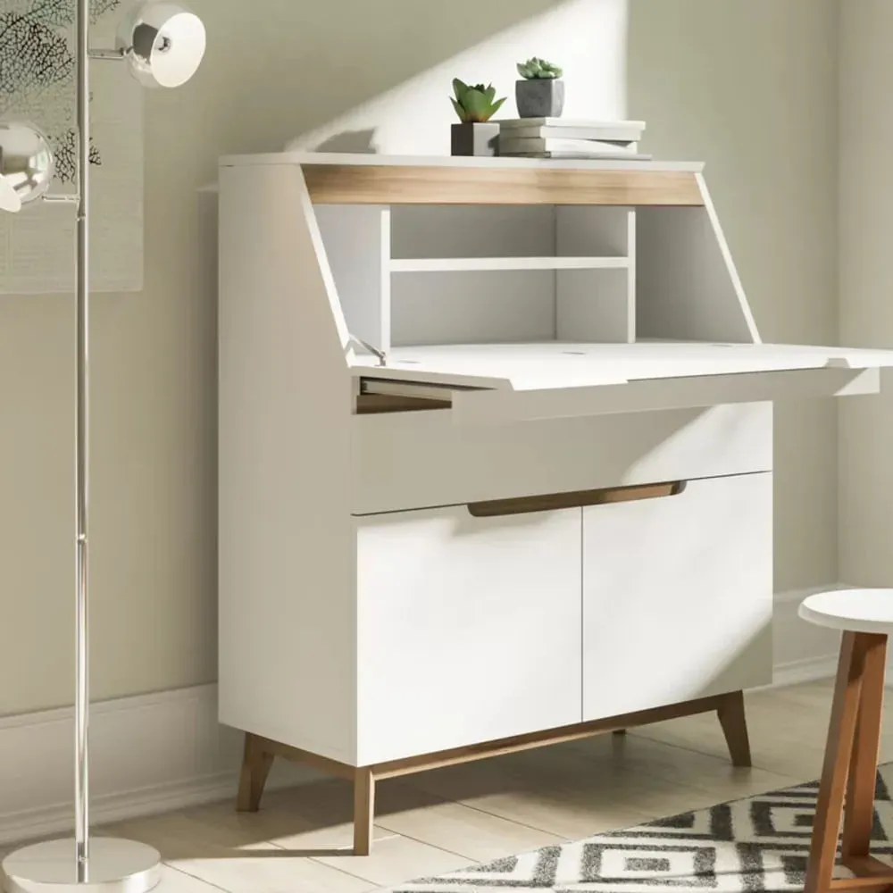 Escritorio Moderno Norfolk Blanco