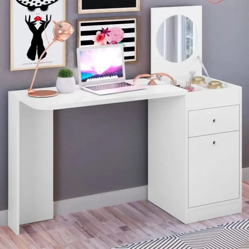 Tocador Escritorio Alvaro color Blanco TU MESITA