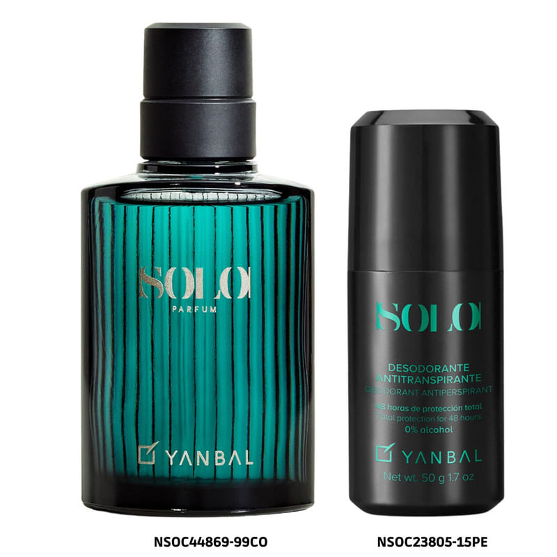Set Yanbal Solo for Men, Perfume y Desodorante