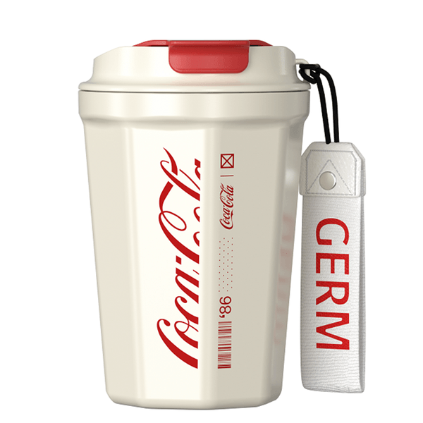 Vaso Termico Diamond  Germ x Coca-Cola | 390ml /  13oz Blanco