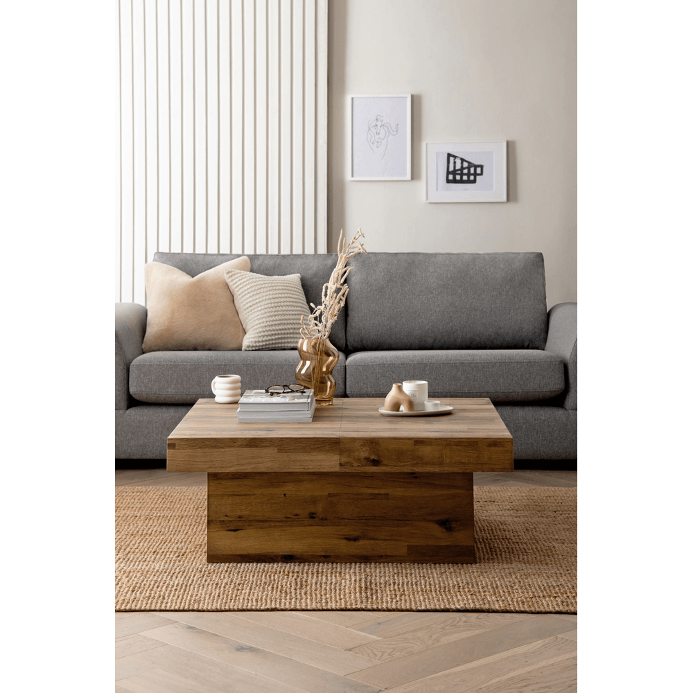 Mesa de Centro Syberia Expandible color Marrón TU MESITA