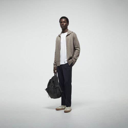 Chompa Hombre Sfera Chaqueta Bolsillos Piedra