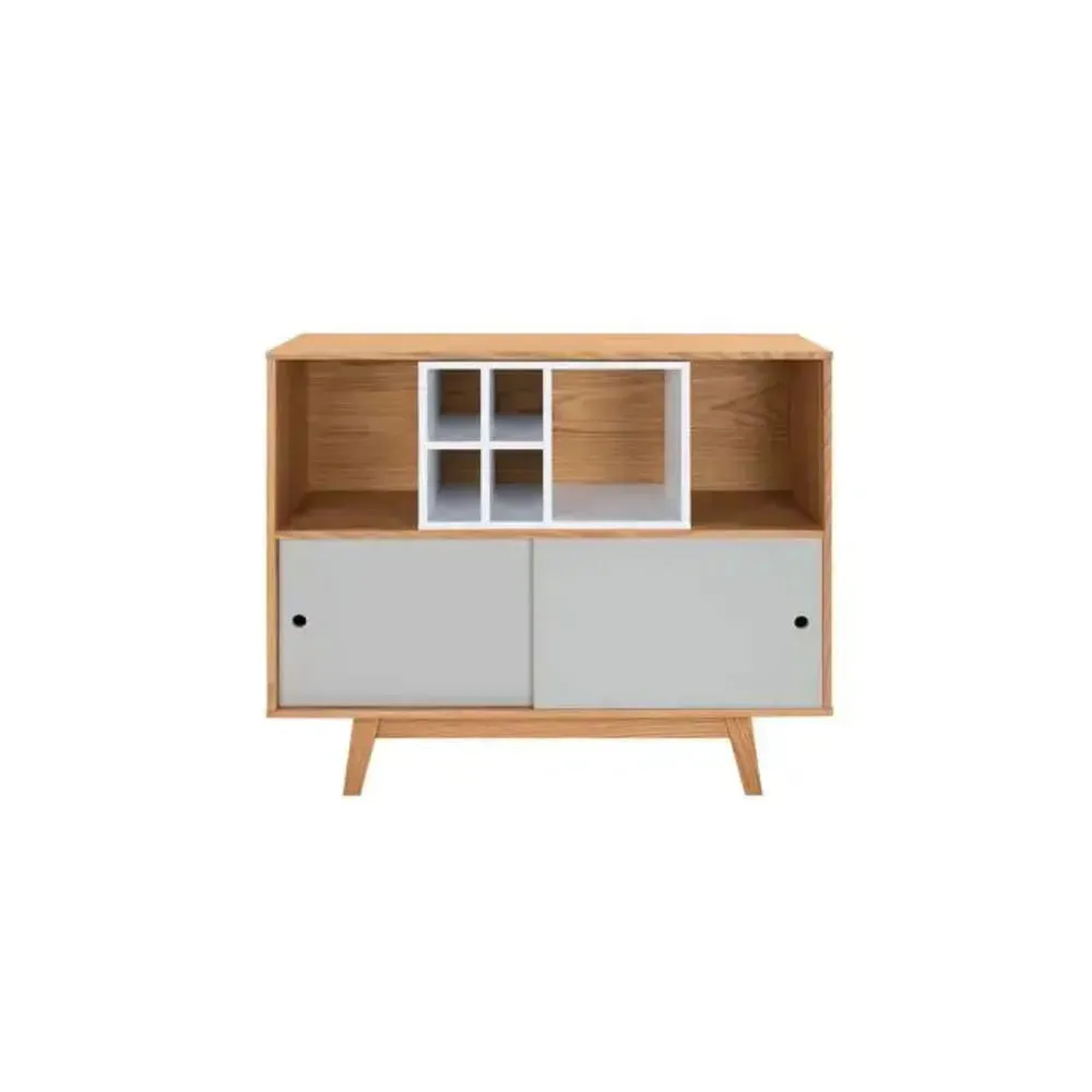 Mueble/Bar Moderno 2 puertas Arom color Blanco/Duna TU MESITA