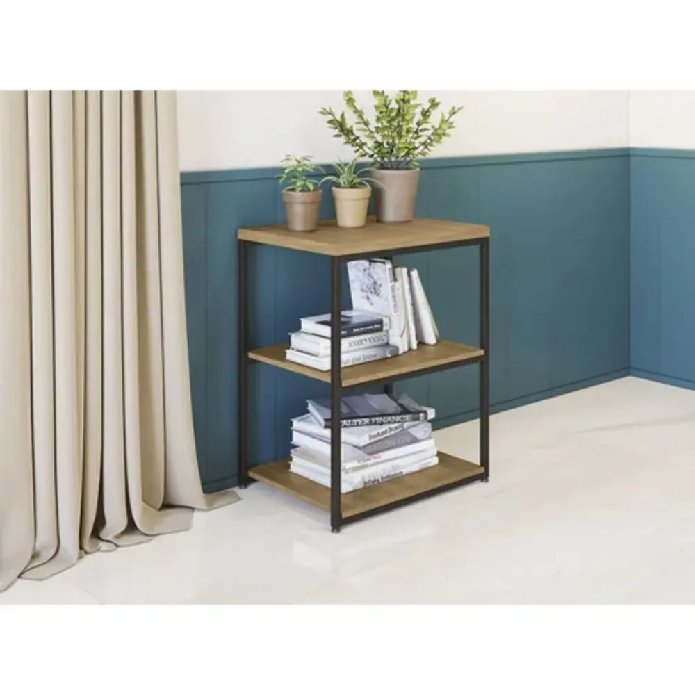 Mesa Lateral Moderna Rodríguez Marrón/Negro