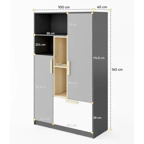 Mueble Organizador Juvenil Otero multicolor TU MESITA