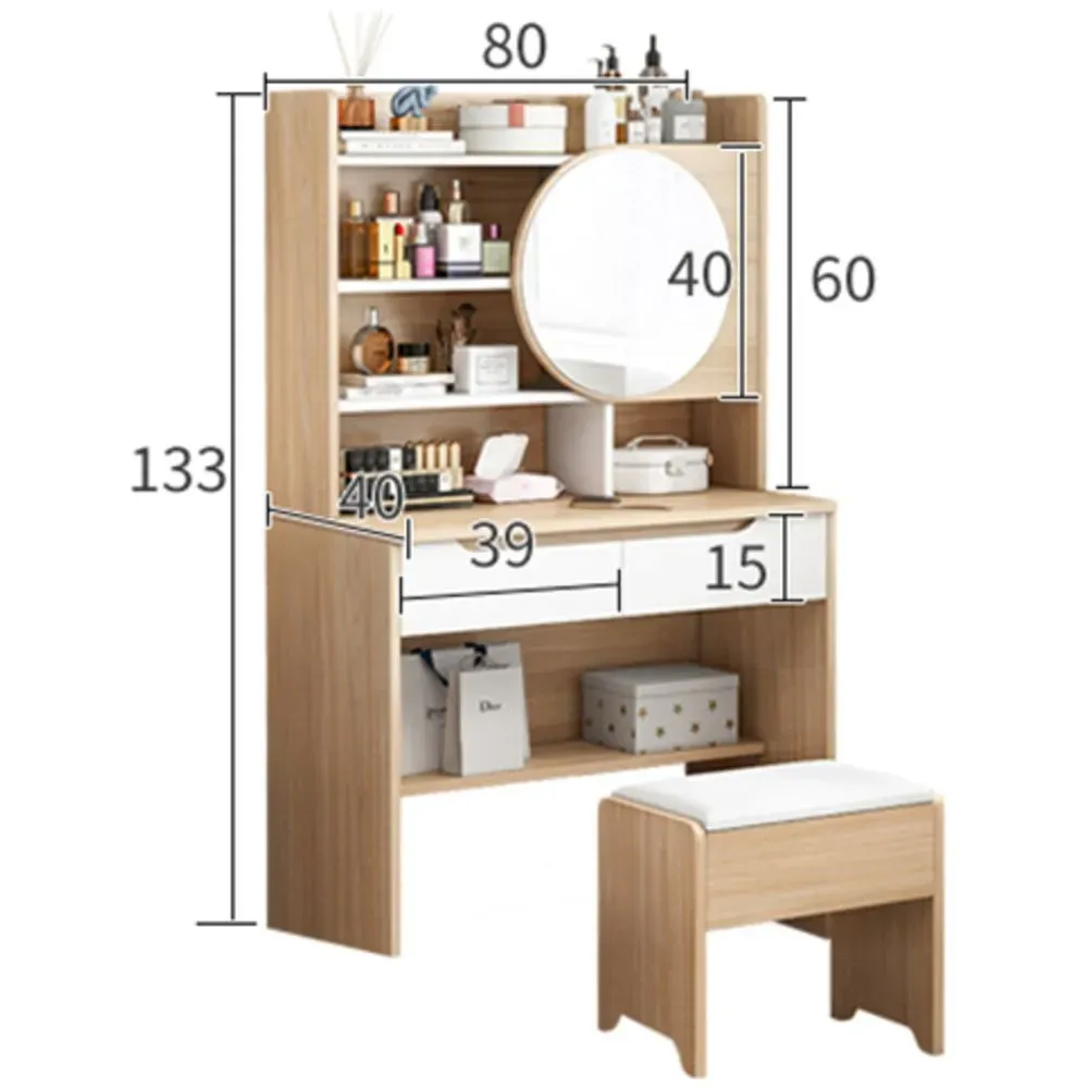 Tocador Vintage Moderno Meli 80cm