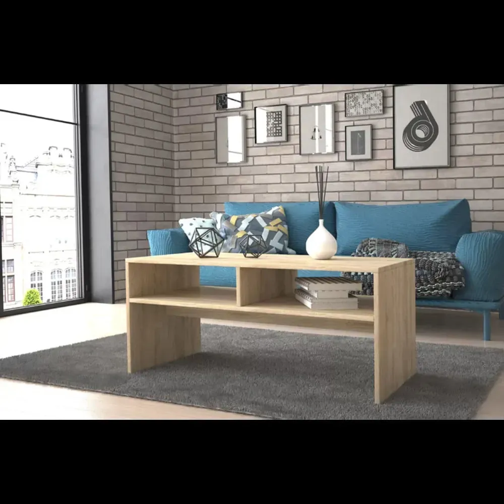 Mesa de Centro Contemporánea Yakima Color Roble