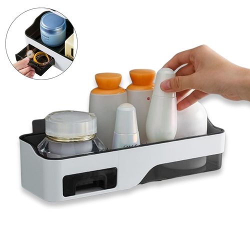 Repisa De Baño Con Cajón Adhesivo