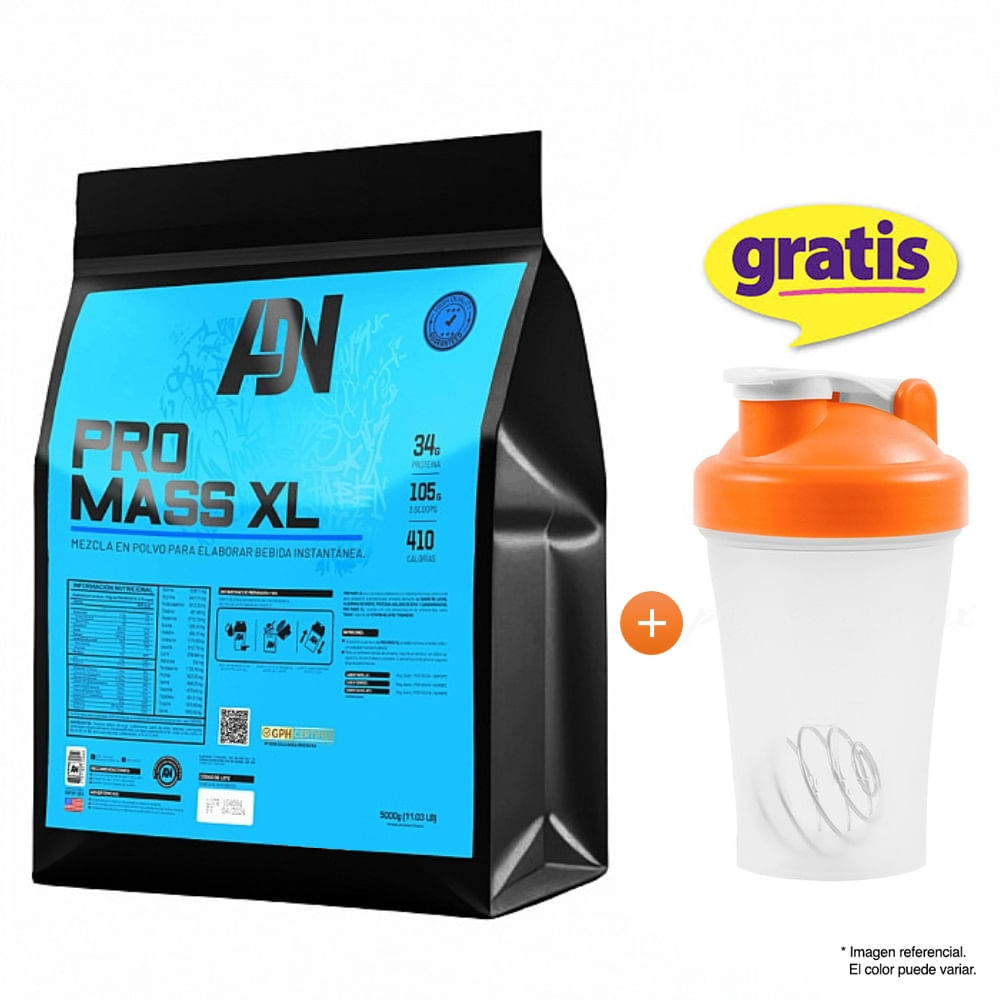 Ganador de Peso ADN Nutrition Pro Mass XL 3Kg Vainilla