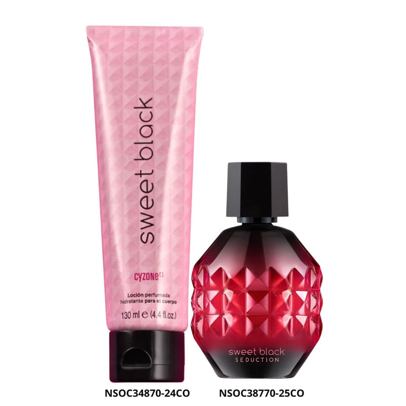 Set Cyzone Sweet Black Seduction Perfume Femenino y Crema