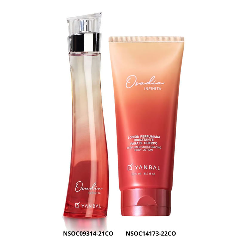 Set Yanbal Osadía Infinita Perfume Femenino y Loción Corporal