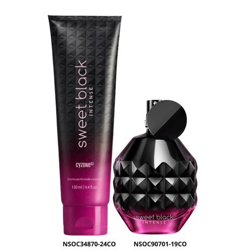 Set Cyzone Sweet Black Intense Perfume Femenino y Crema