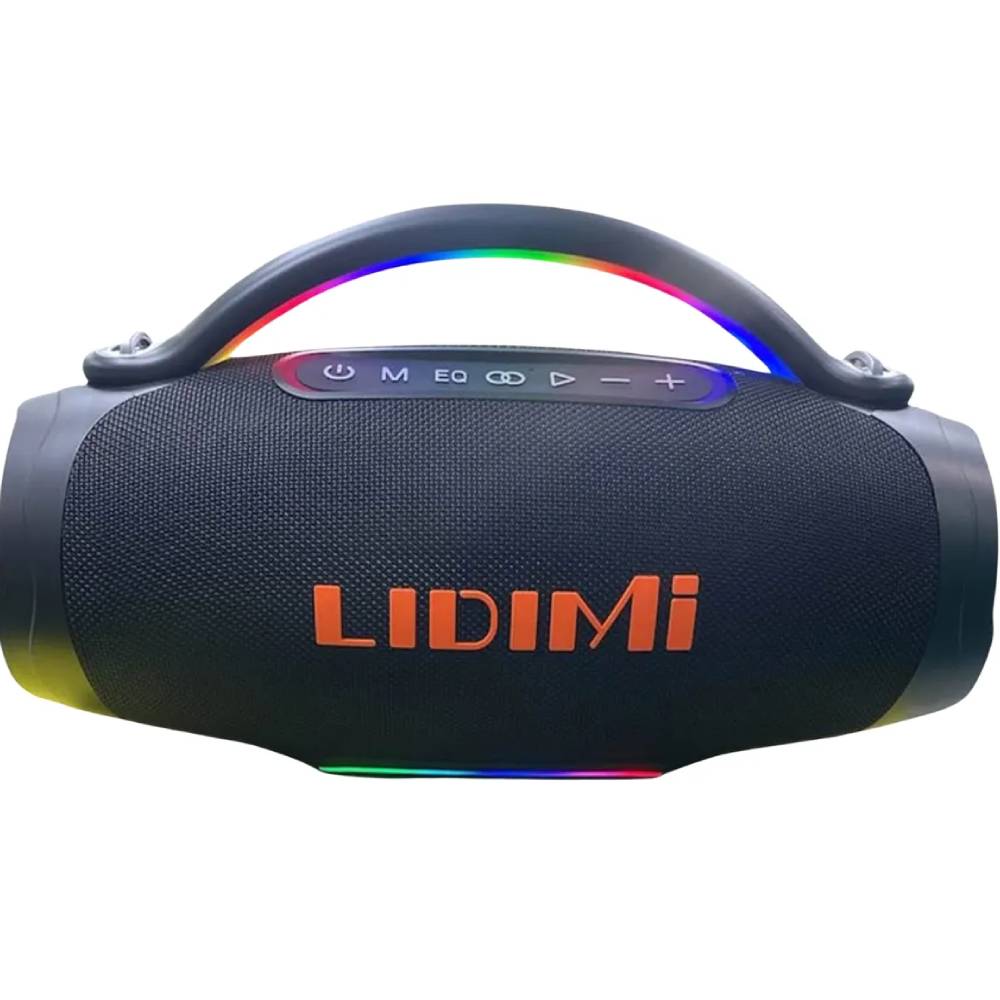 Speaker Portátil Lidimi LD-S660 300W Bluetooth USB RGB LED Black - OFERTA
