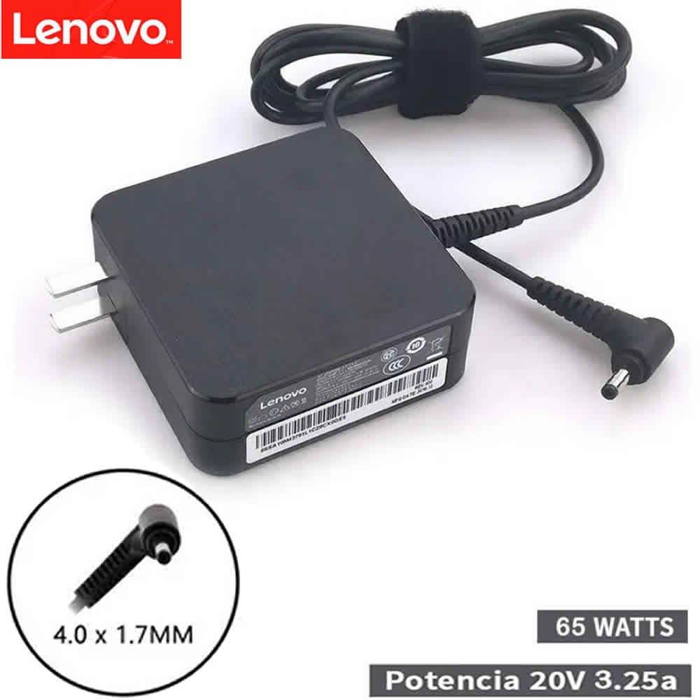Cargador Compatible Lenovo ideapad 20v 325a 65w 4.0x1.7 mm