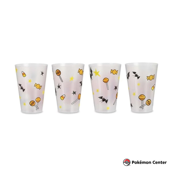 POKEMON CENTER HALLOWEEN VASO SET DE 4