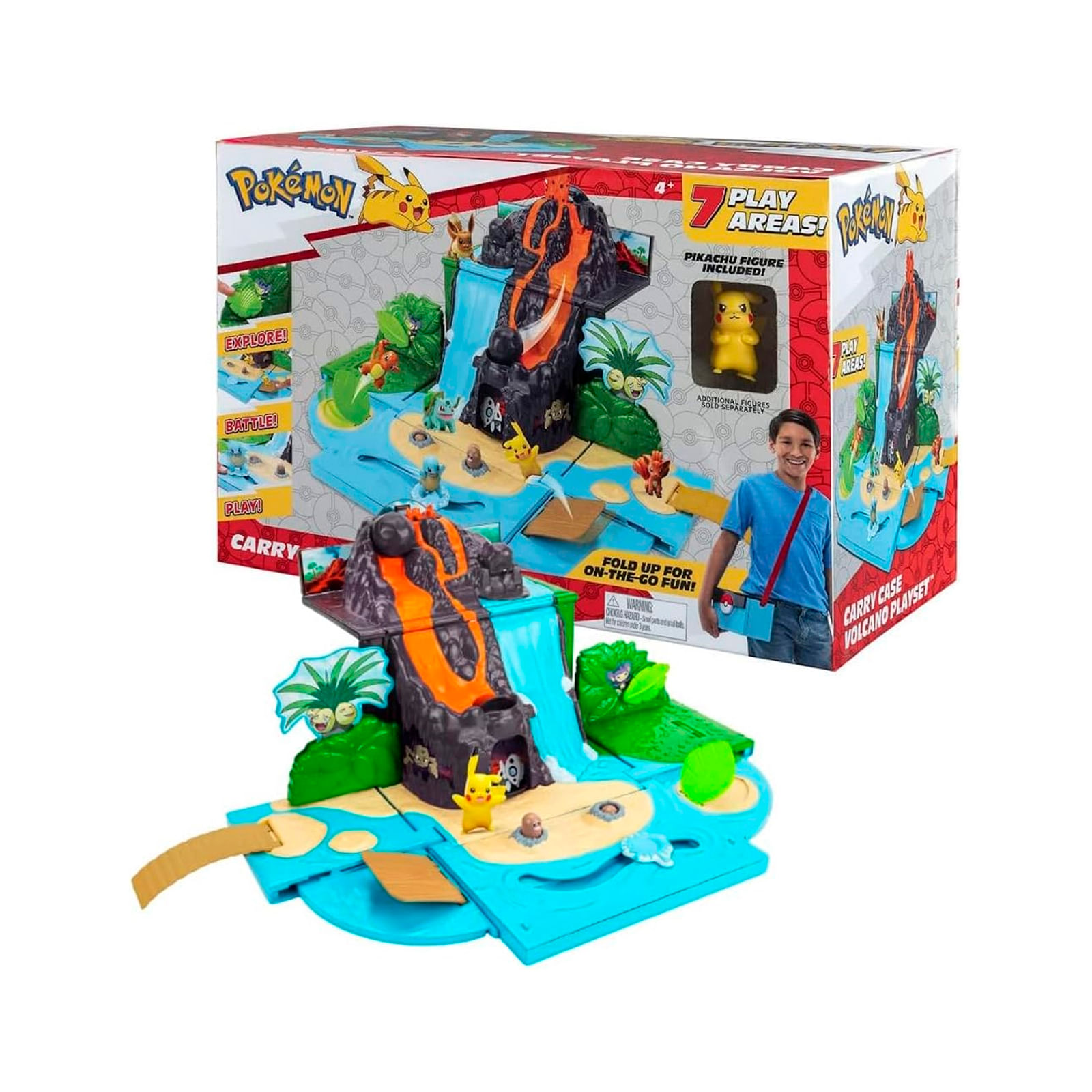 Pokemon Volcano Set Jazwares Playset