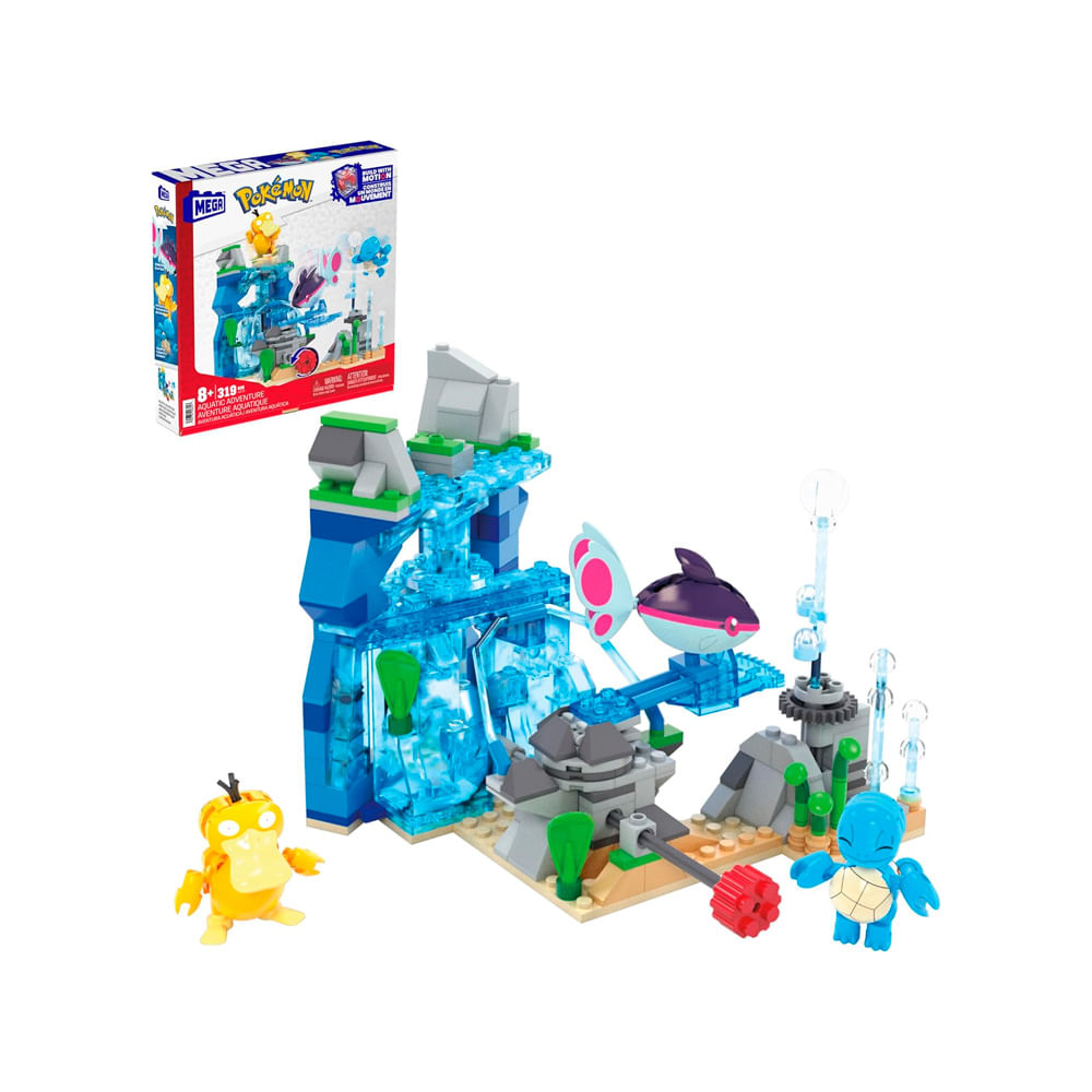 Mega Pokemon Aventura Acuatica con 319 Piezas