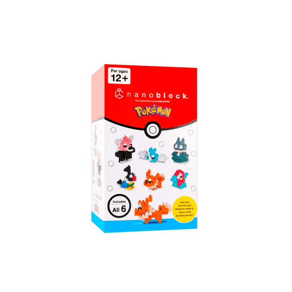 Pokemon Nanoblock Set de 6 Tipo Normal