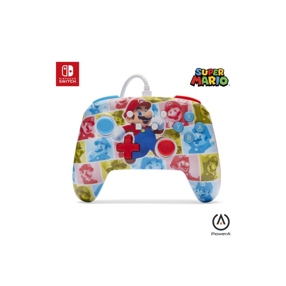 Mando Nintendo Switch Power A Mario Hero Reel