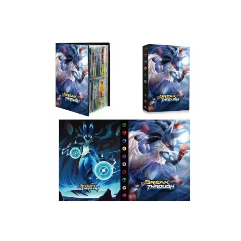 Folder 4 Bolsillos Capacidad 240 Cartas Lucario A