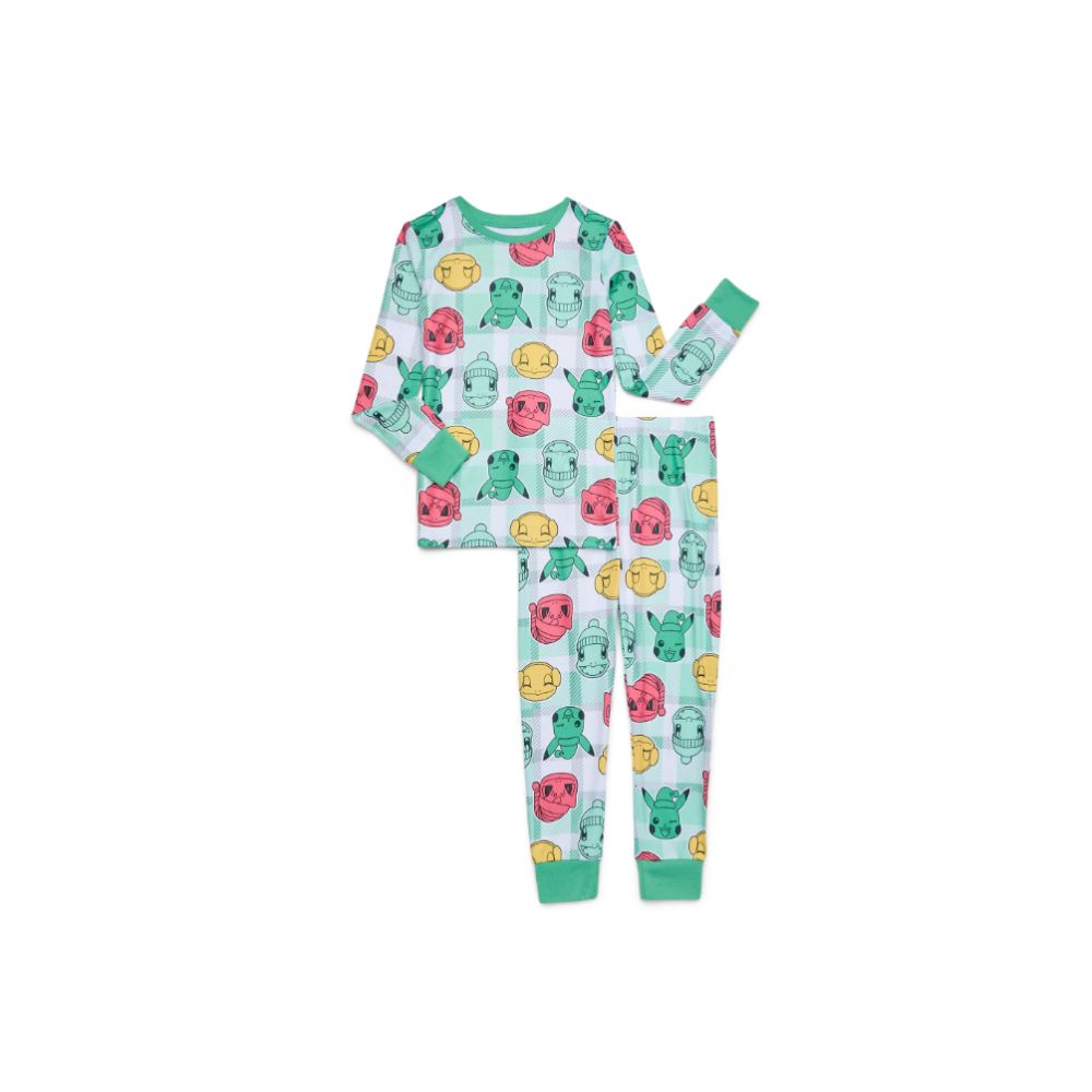 Pokemon Conjunto Pijama Green unisex Talla 10