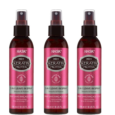 PACK X3 Spray Hask 5 en 1 Keratin 175 ml