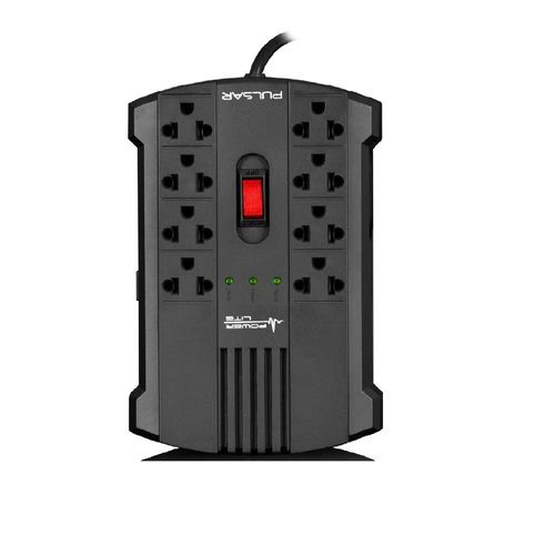 Estabilizador de Voltaje Power Lite pulsar PLI 1000 8 Tomas