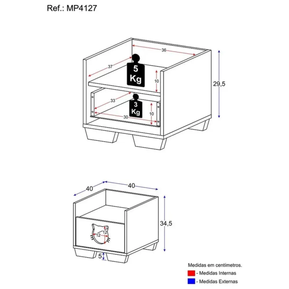 Cama para Gatos Félix color Blanco TU MESITA