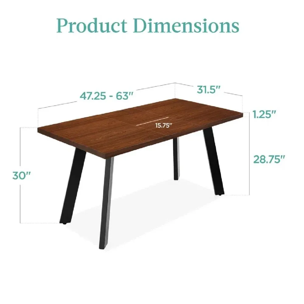 Mesa de Comedor Clásica TU MESITA Marín color Marrón